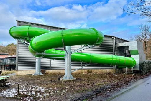 Nieuwe glijbaan op Landal Landgoed 't Loo