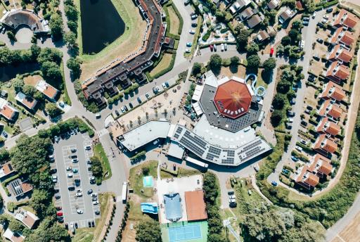 Summio Parc Port Greve van boven: mooi Zeeuws familiepark! (VIDEO)