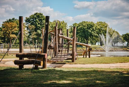 De waterspeeltuin van De Leistert is vernieuwd én uitgebreid