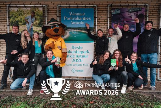 De winnaars van de Parkvakanties Awards 2026 zijn bekend!