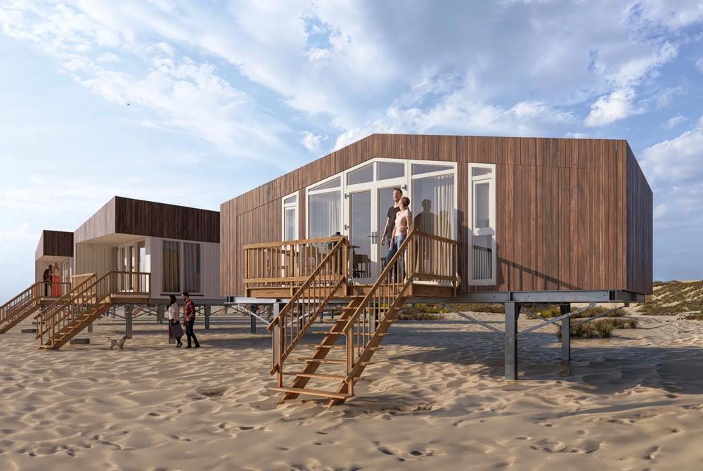 Nieuw! Landal Strandhuisjes Zeezigt: slapen op het strand!