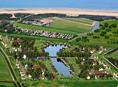 Eerste paal Strand Resort Nieuwvliet-Bad