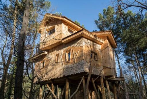 Luxe boomhutten in vakantiepark Center Parcs