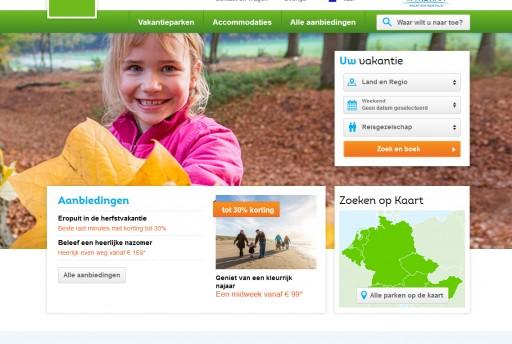 Nieuwe website voor Landal Greenparks