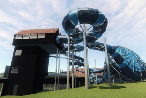 Hof van Saksen krijgt grootste indoor waterglijbaan ter wereld
