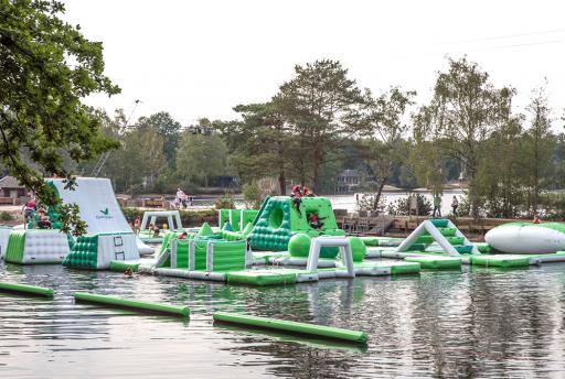Waterpret in de Aquaparken van Center Parcs