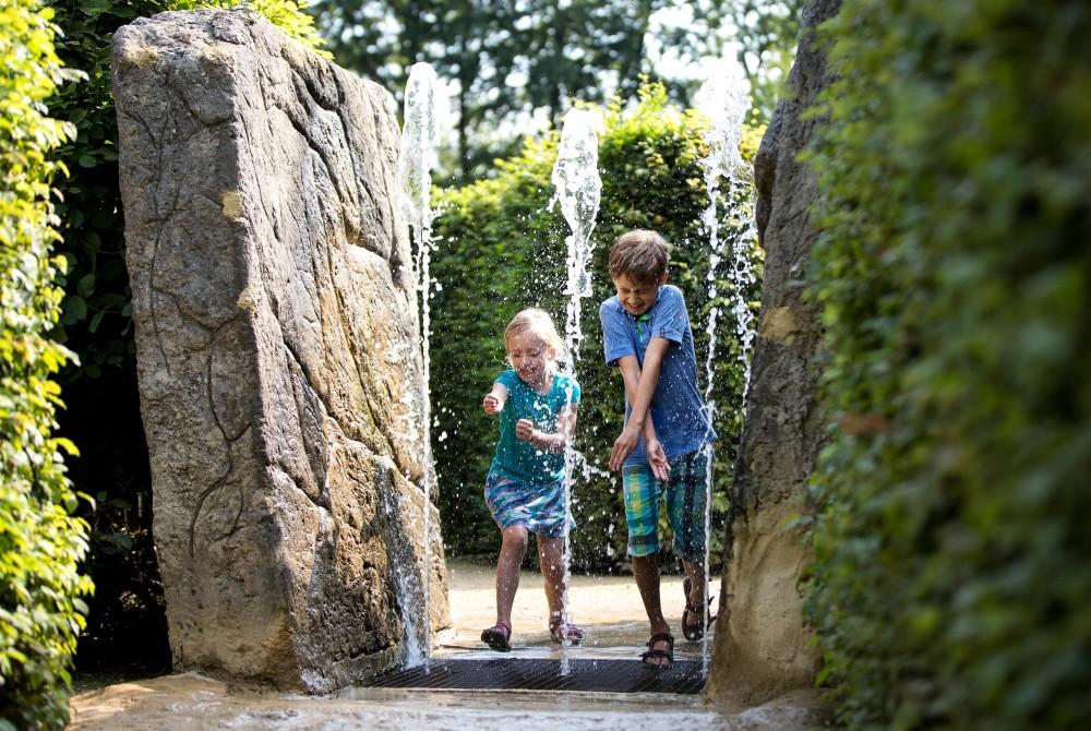 Waterspeelplein bij het Drielandenpunt in Vaals