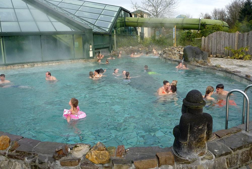 Het buitenbad