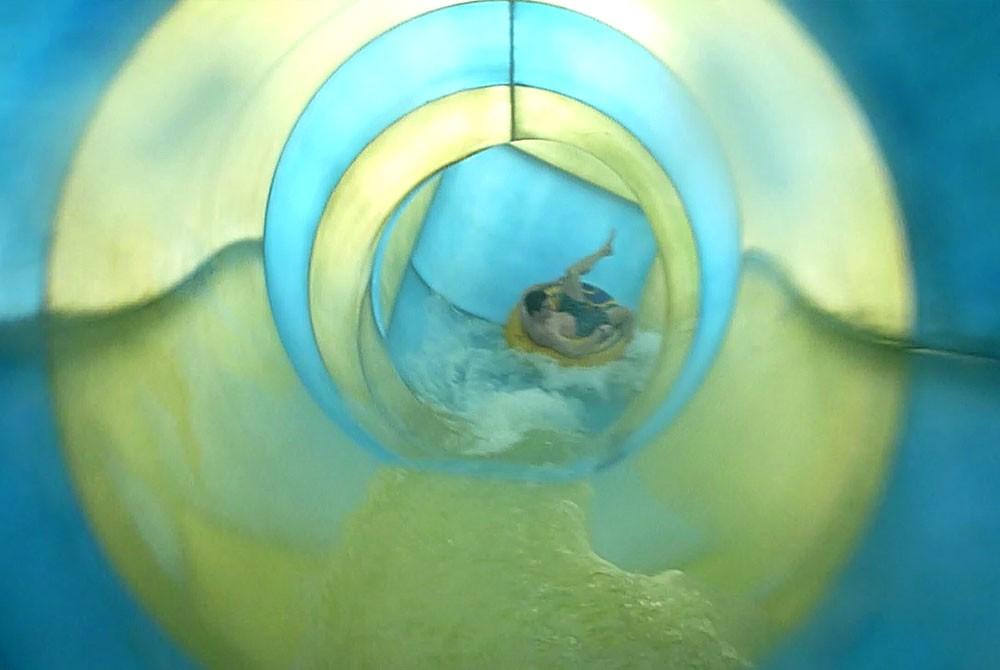 De Turbo Twister van Aqua Mundo De Eemhof