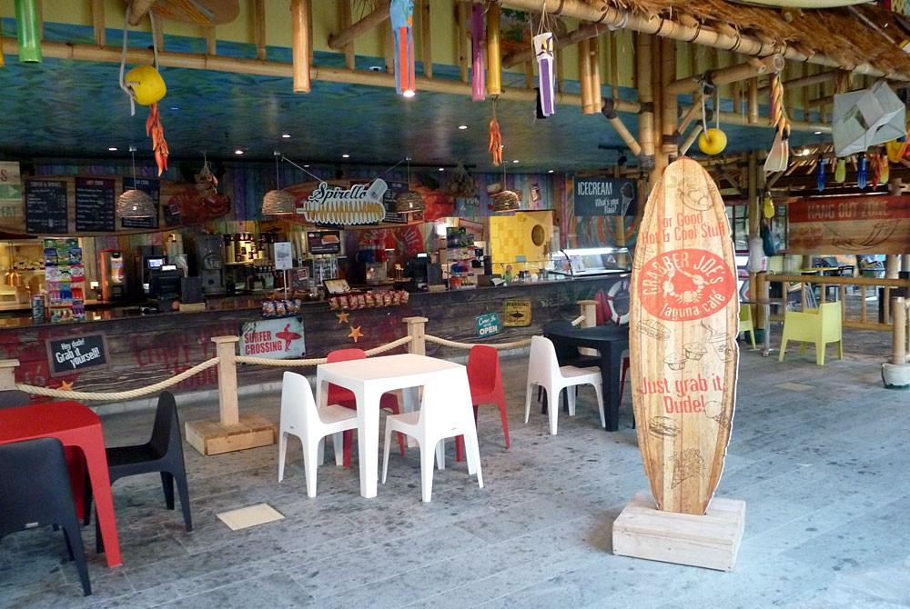 Grabber Joe's Laguna Cafe in Aqua Mundo De Eemhof
