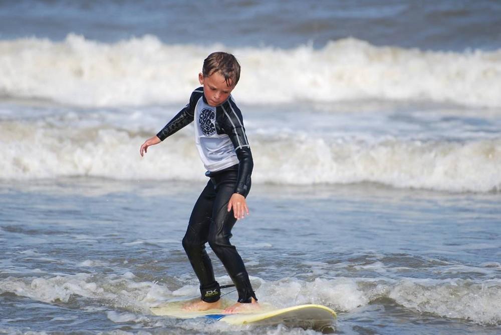 Surfen op Texel