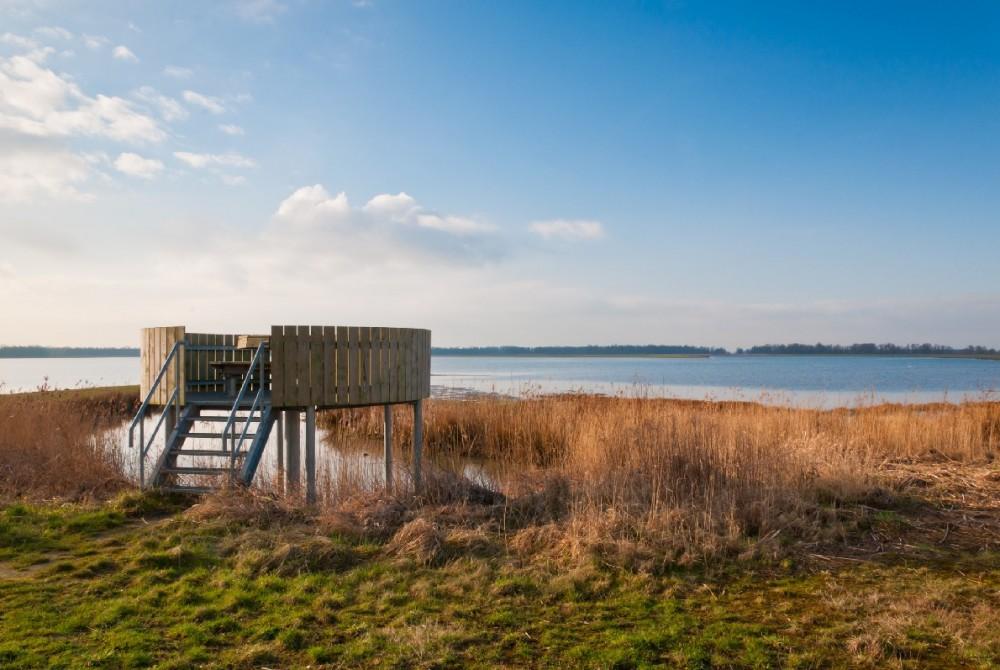 Uitkijkpunt voor vogelspotters