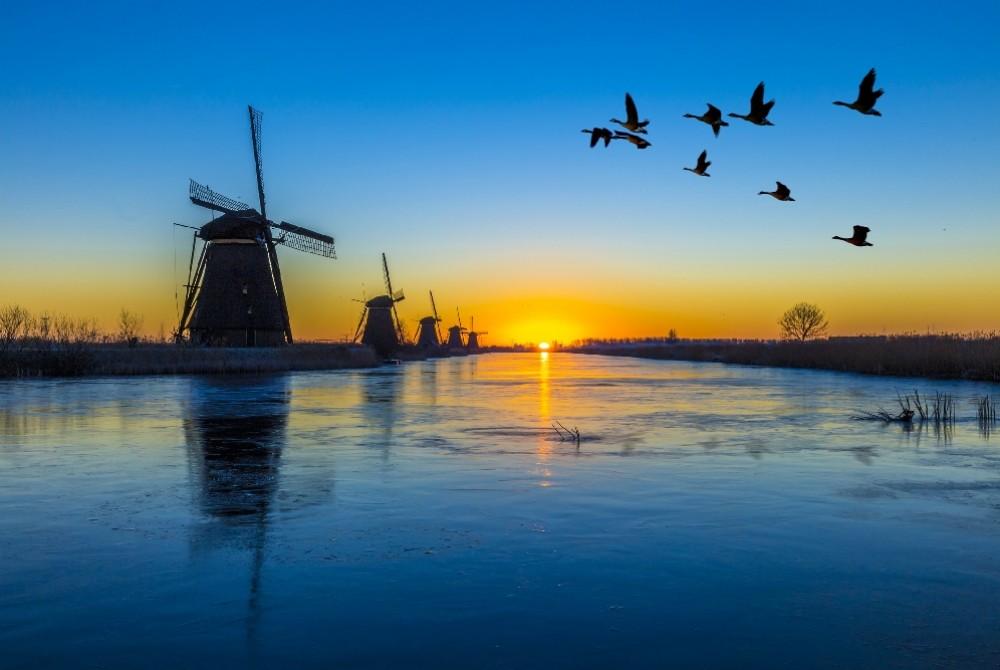 Molens aan de Kinderdijk