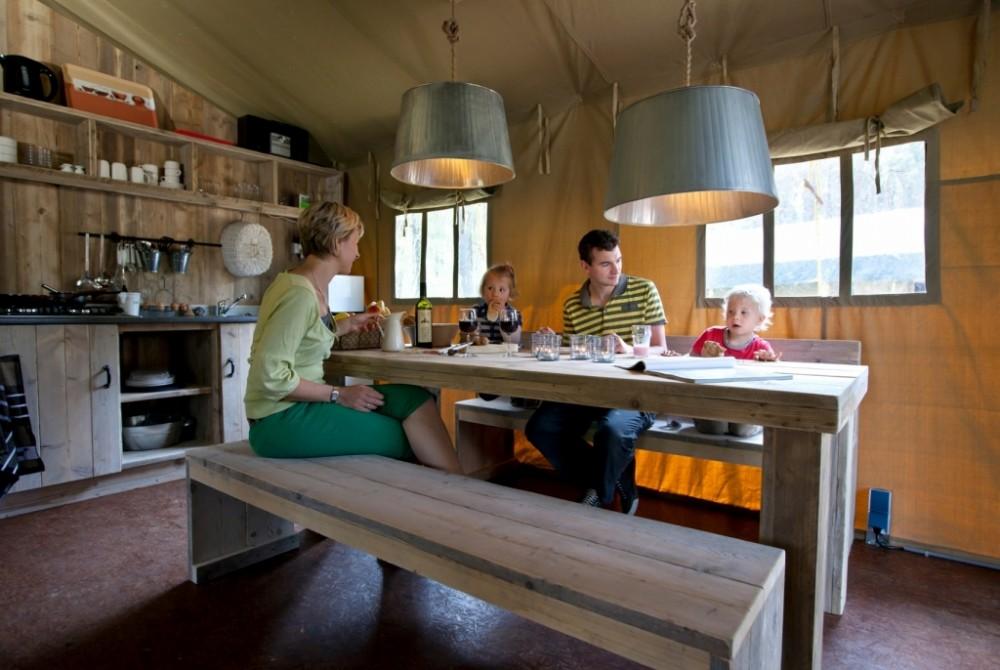 Safaritent bij Landal Coldenhove