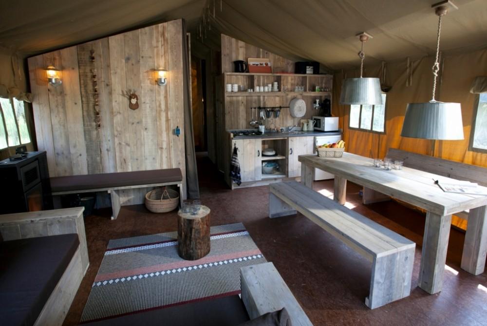 Safaritent bij vakantiepark Coldenhove