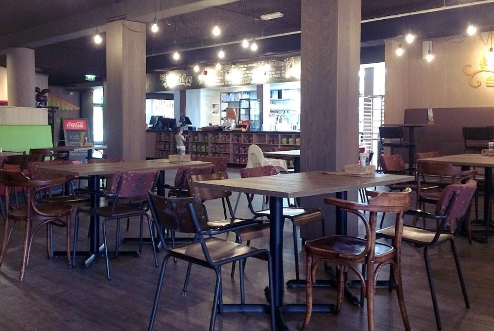 Het restaurant in het Giga Konijnenhol