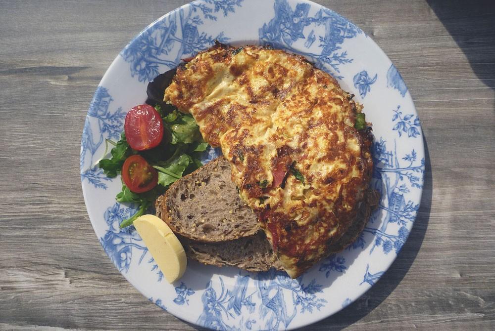 Boerenomelet bij de Landal Coldenhove Brasserie