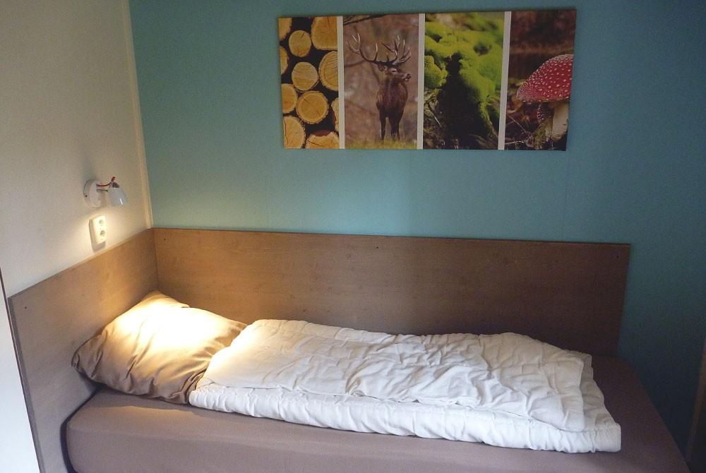 Bed in huisje, Landal Heideheuvel