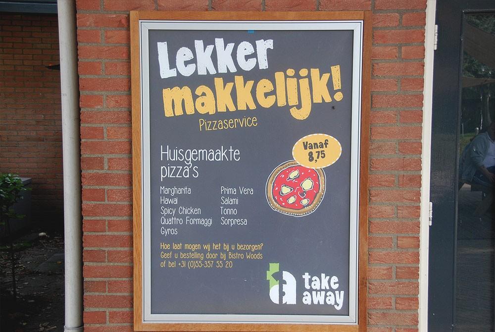 Pizza bezorgservice, Landal Heideheuvel