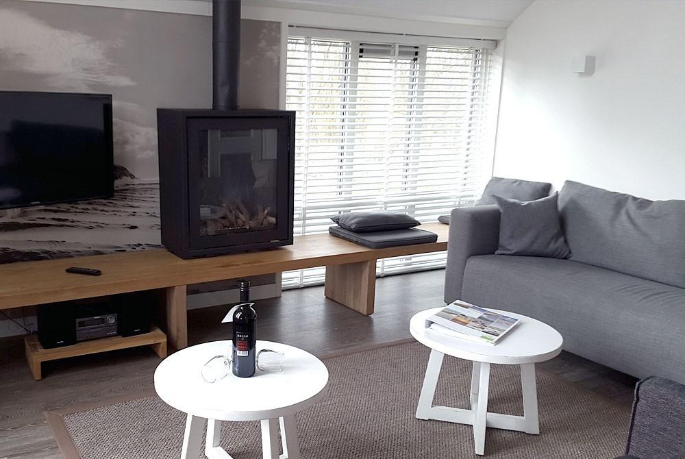 De gezellig woonkamer van onze luxe bungalow, Landal Sluftervallei