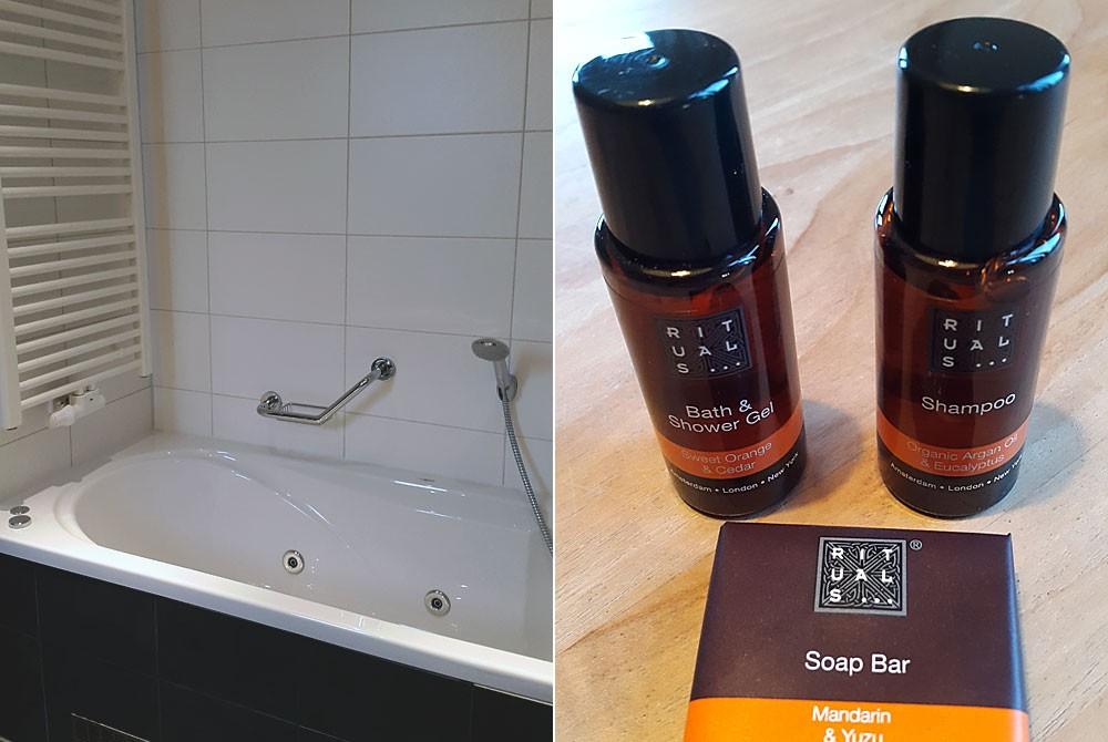 Ligbad in de bungalow, Landal Sluftervallei