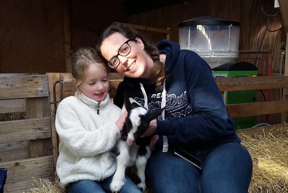 Lammetjes en geitjes knuffelen op Texel