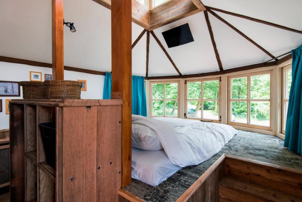 Slaapkamer van de boomhut