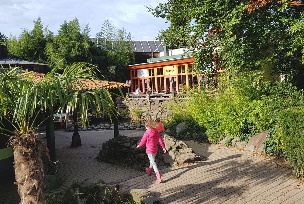 Ingang van de Market Dome, Center Parcs Het Heijderbos