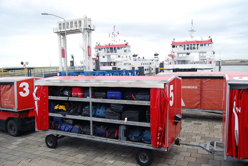 Bagage veerdienst Lauwersoog, Landal Vitamaris