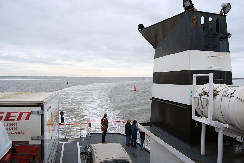 Veerboot over de Waddenzee, Landal Vitamaris