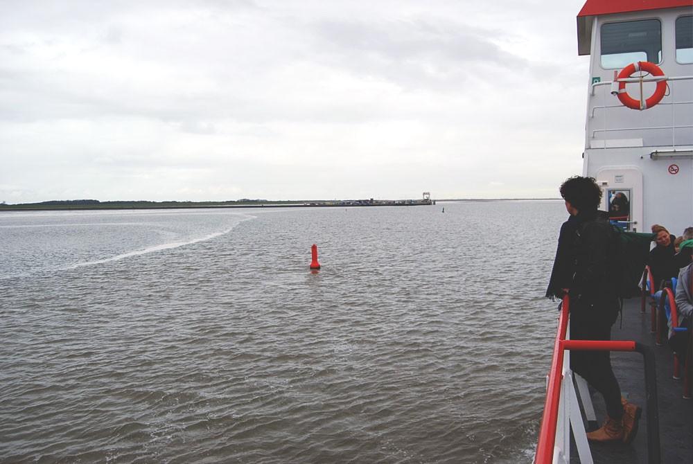 Schiermonnikoog vanaf de boot, Landal Vitamaris