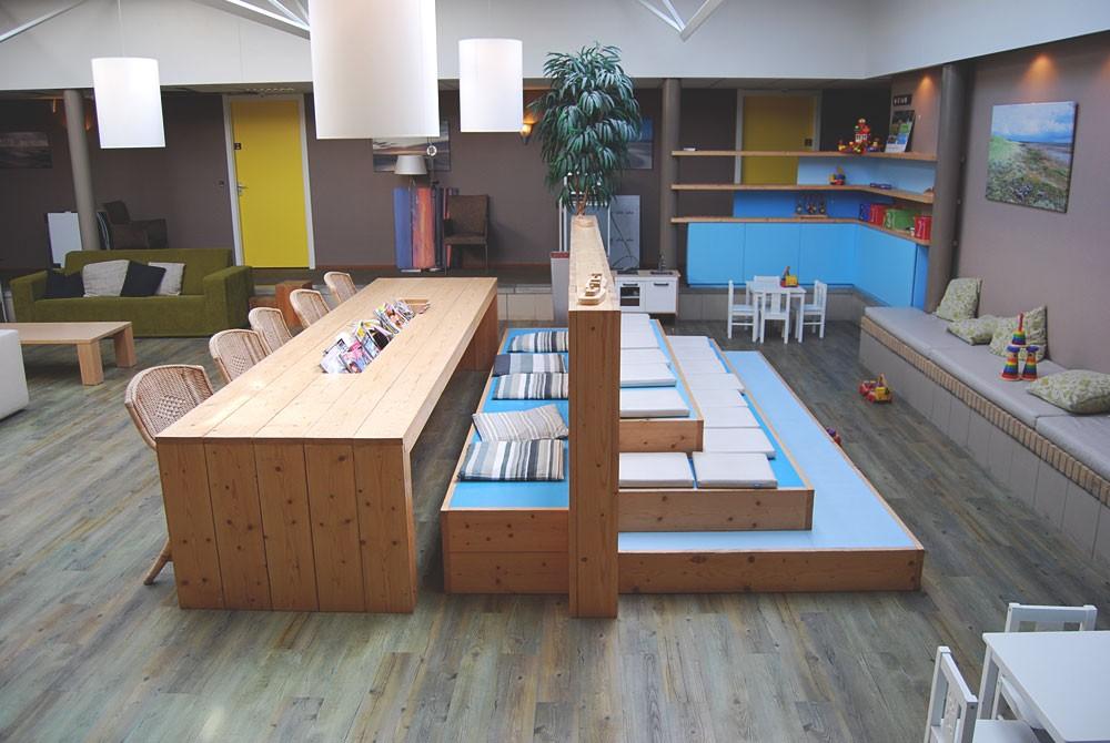 De lounge ruimte bij Landal Vitamaris