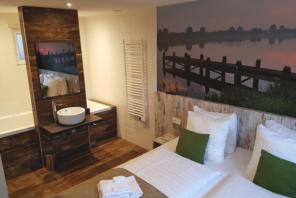 Slaapkamer met eigen badkamer
