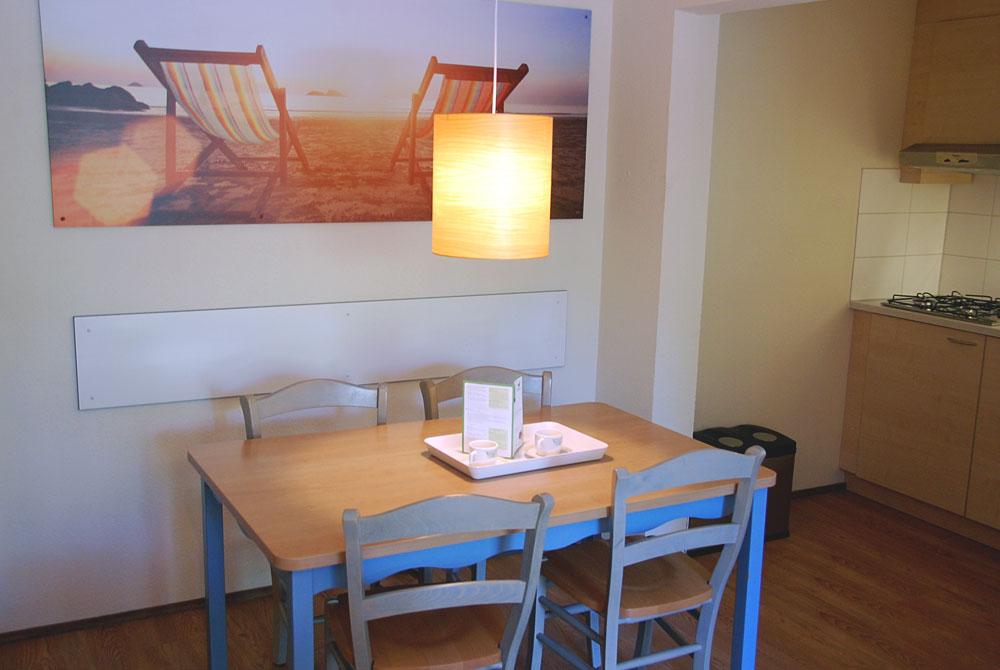 Zithoek van de bungalow, Center Parcs Port Zélande