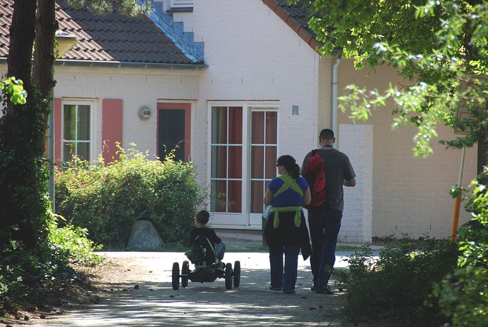 Gezin op vakantie in Center Parcs Port Zélande