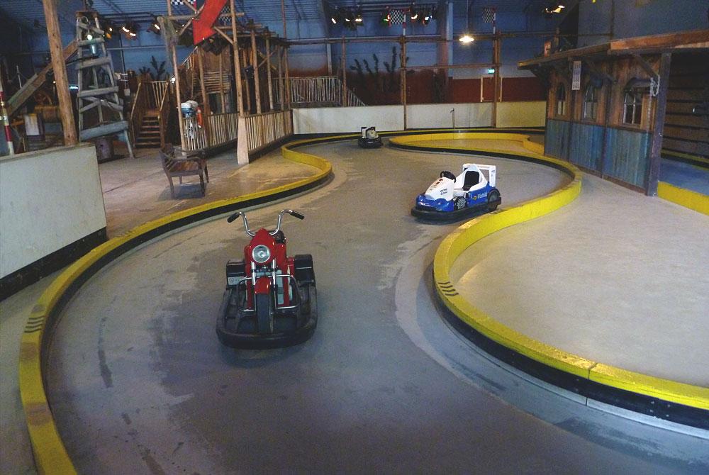 Mini-cars bij Center Parcs Port Zélande