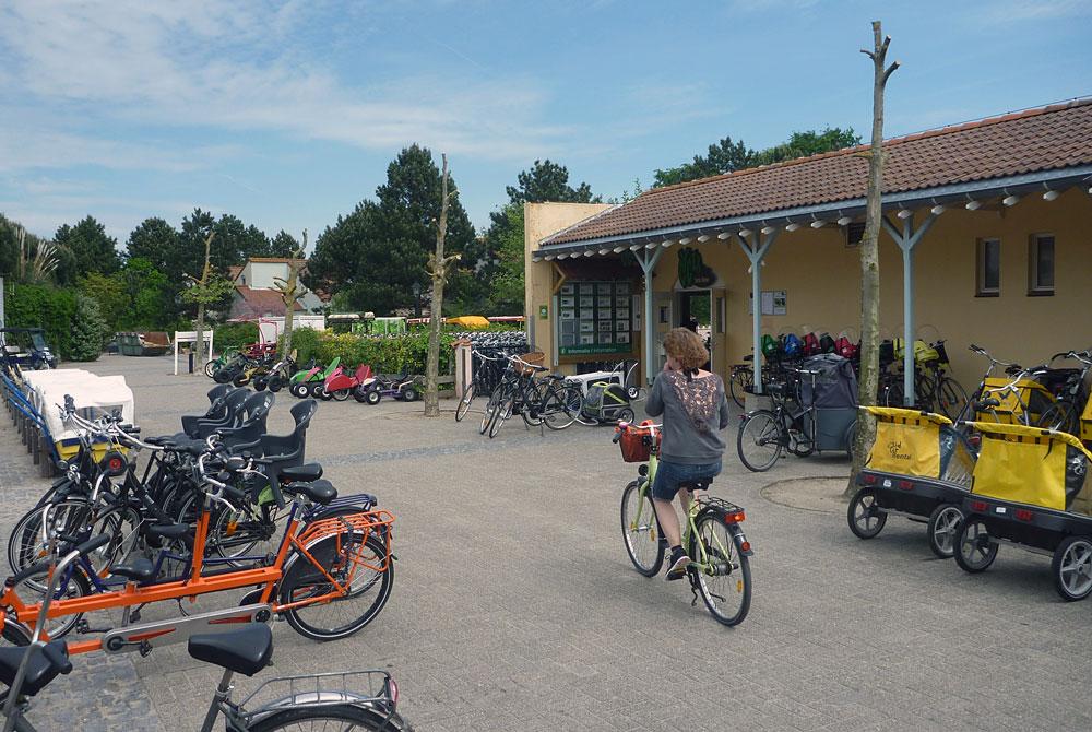 Cycle Center fietsverhuur bij Center Parcs Port Zélande