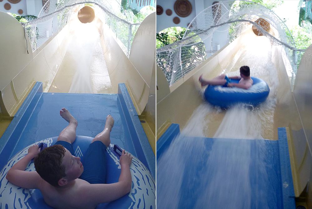 Turbo Tunnel in de Aqua Mundo, Center Parcs Port Zélande