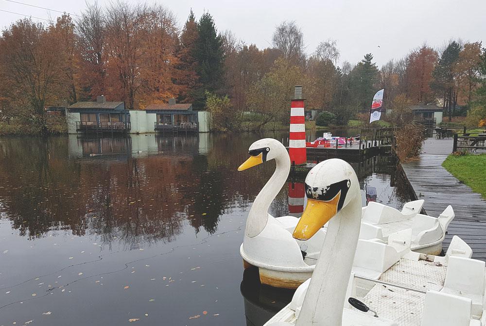 Bungalows aan het water bij Center Parcs De Eemhof