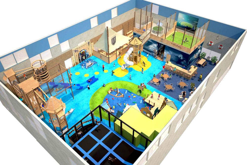 Indoor speelparadijs van Landal Esonstad