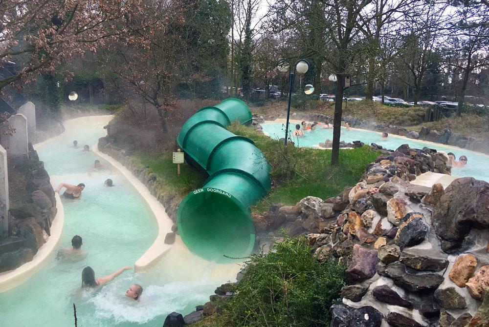 Wildwaterbaan en glijbaan, Aqua Mundo Center Parcs Het Meerdal