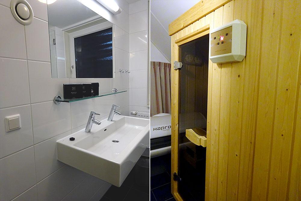 Badkamer en sauna, Landal Winterberg