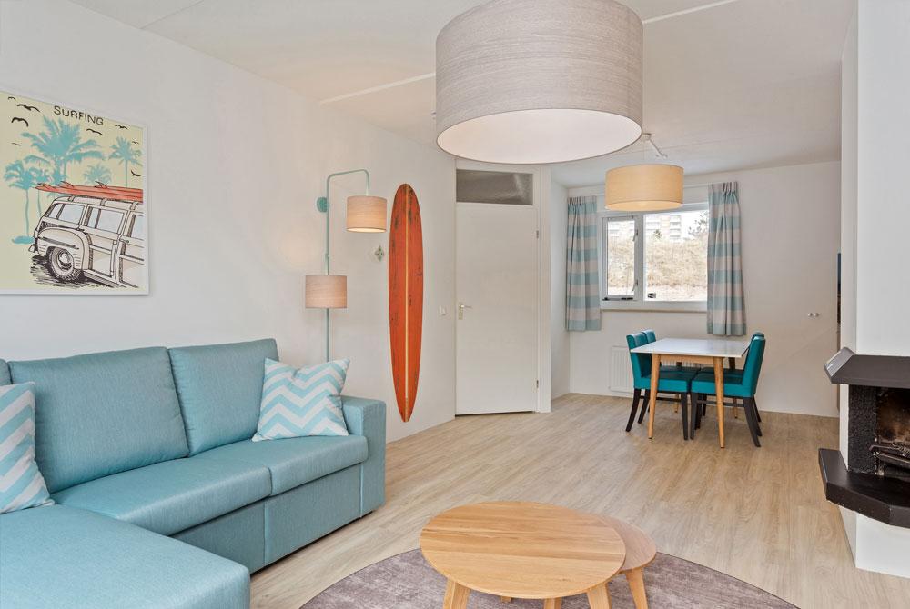 Nieuwe bungalow inrichting van Center Parcs Park Zandvoort