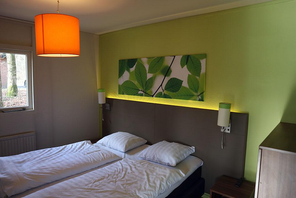 Slaapkamer van de bungalow, Landal Miggelenberg