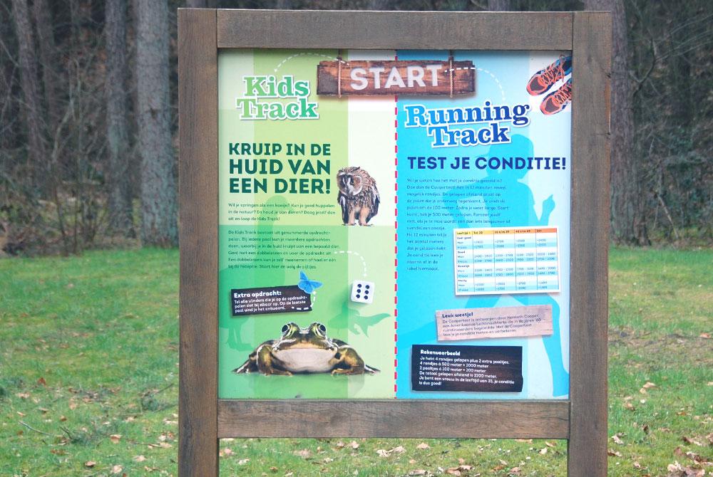 Kids track en running track, Landal Het Vennenbos