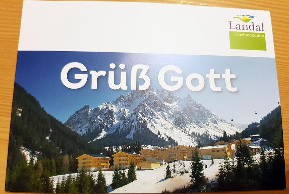 Gruss Gott, Landal Hochmontafon