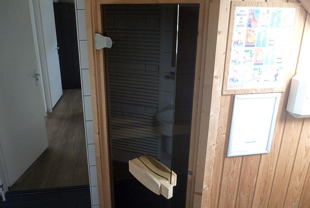 Sauna in de bungalow, Landal Hoog Vaals