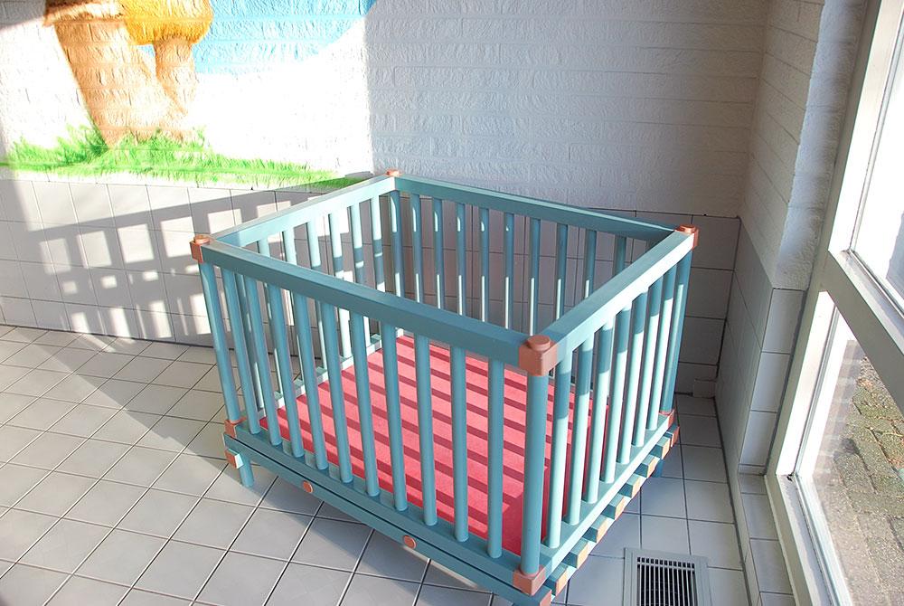Box in het zwembad, Landal Hoog Vaals