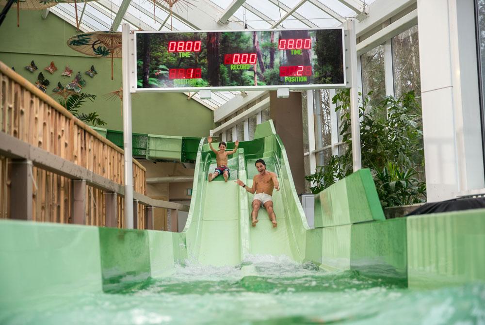 Glijbaan, Aqua Mundo van Center Parcs Les Ardennes