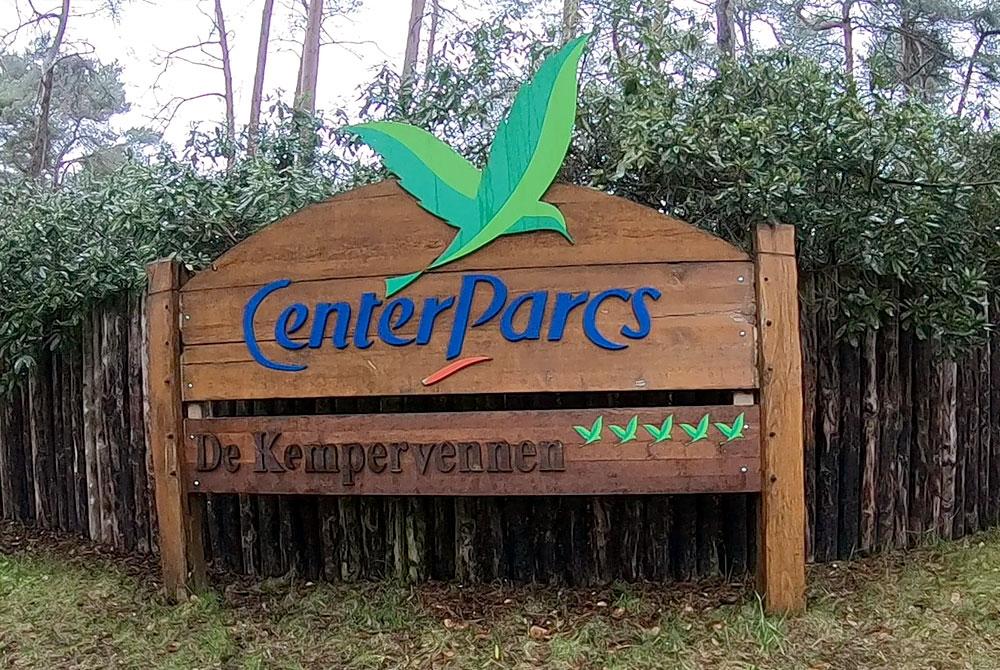 Bord van Center Parcs De Kempervennen